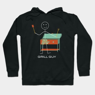 Funny Mens Grill BBQ Design Hoodie